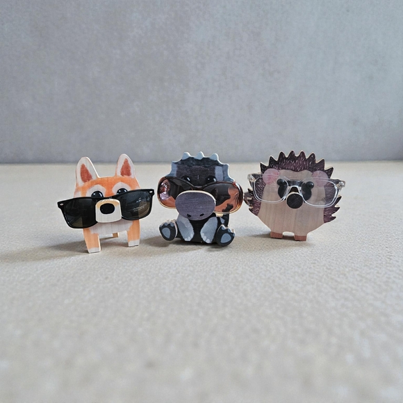 Other - Animal Shaped Sunglass Wooden Holders